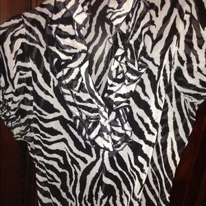 Zebra top!!