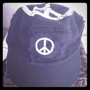 News boy girls vintage peace hat
