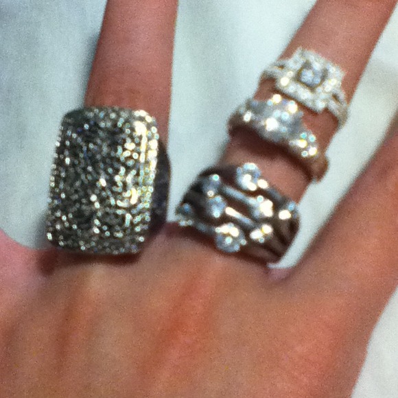 Amazing ring bundle steerling silver