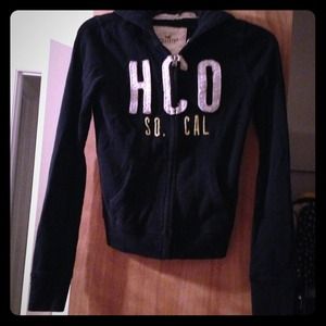 Hollister zip up sweater
