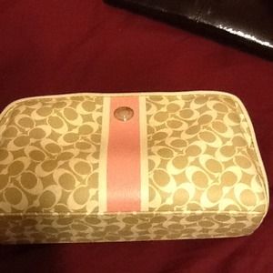 Authentic Coach makeup bag