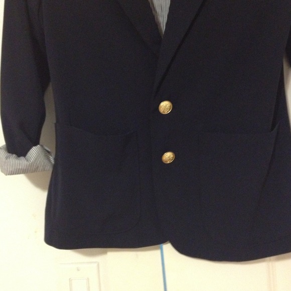 SOLD IN BUNDLE Forever 21 navy blue blazer size S - Picture 2 of 4