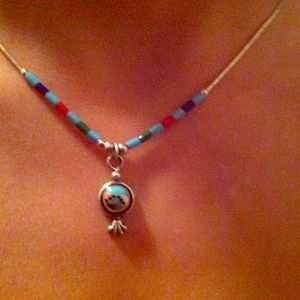 9 inch silver necklace