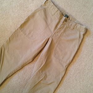 Flare leg khakis