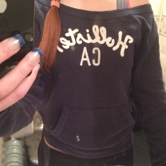 SOLD! Hollister off the shoulder shirt.