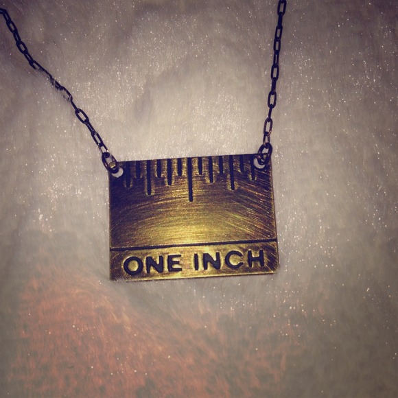 One inch vintage bras necklace.