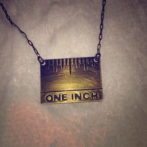 One inch vintage bras necklace.