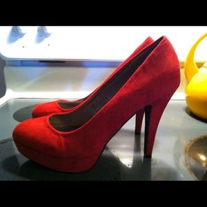 Red high heels