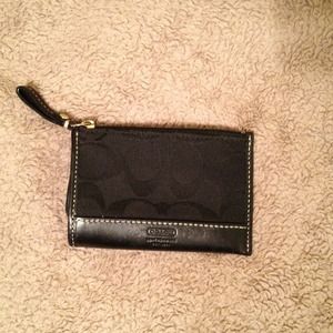 Authentic coach coin purse