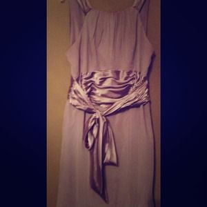 Formal lavender evening gown
