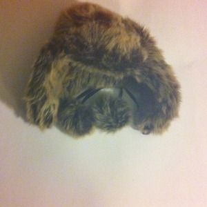 Cute furry hat!