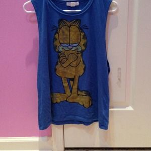 ****RESERVED****Garfield Muscle Tank!