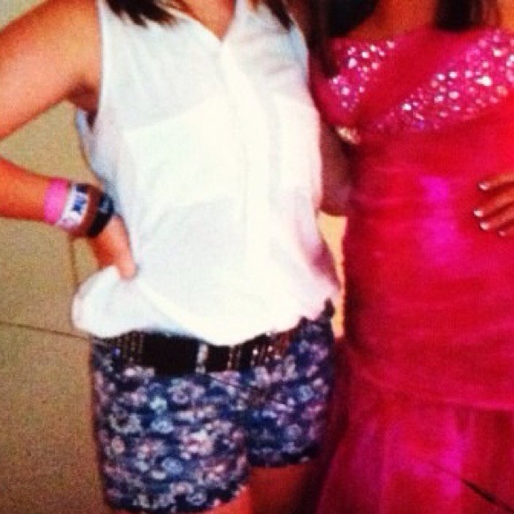 White Pocket Tank Top