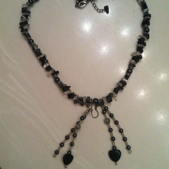 Necklace and earrings