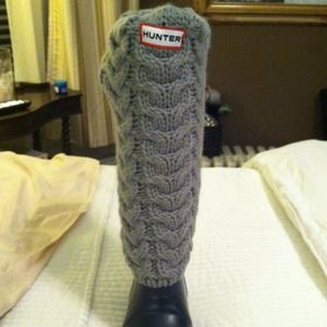 Hunter long cuff welly socks