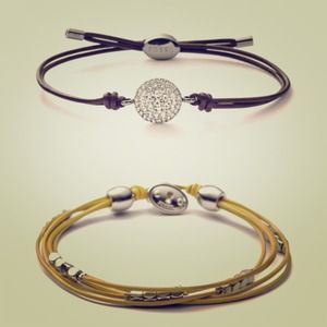 ❗Final Discount❗FOSSIL Leather Strap Bracelets