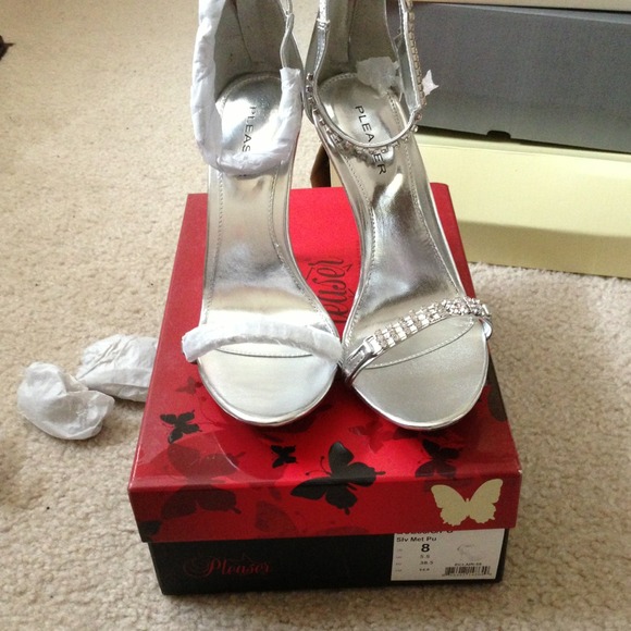 Silver heels