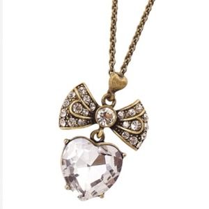 Heart&Bow Diamond necklace