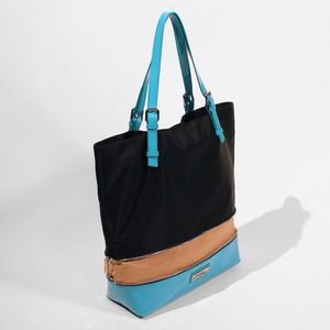 WM Design House turquoise expandable tote