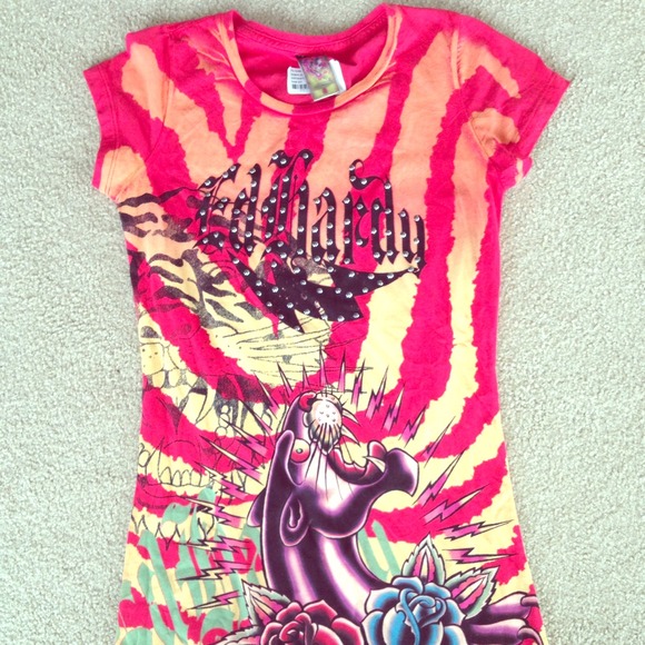 Ed Hardy Panther Tee