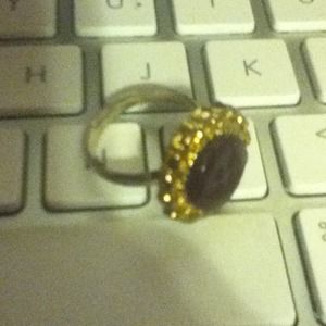 Homemade button ring!