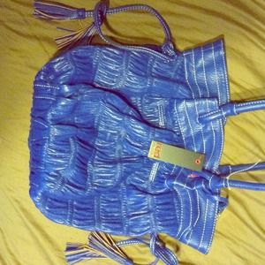 *REDUCED* red by marc ecko drawstring bag!