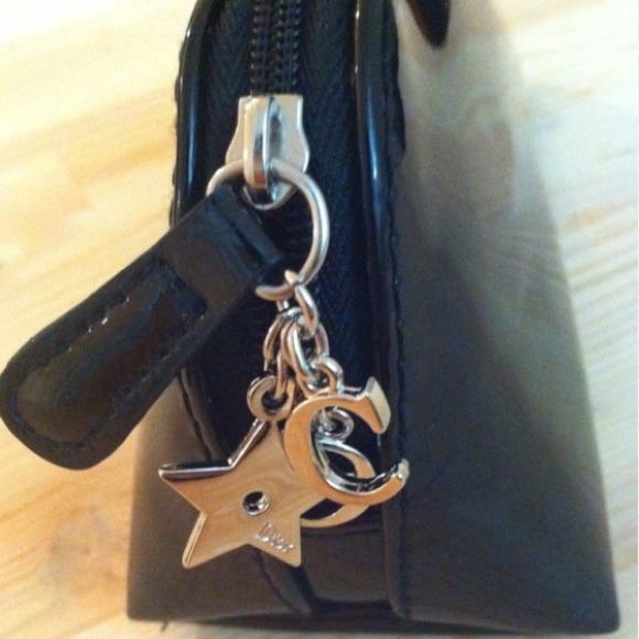 Dior patten leather case with charms