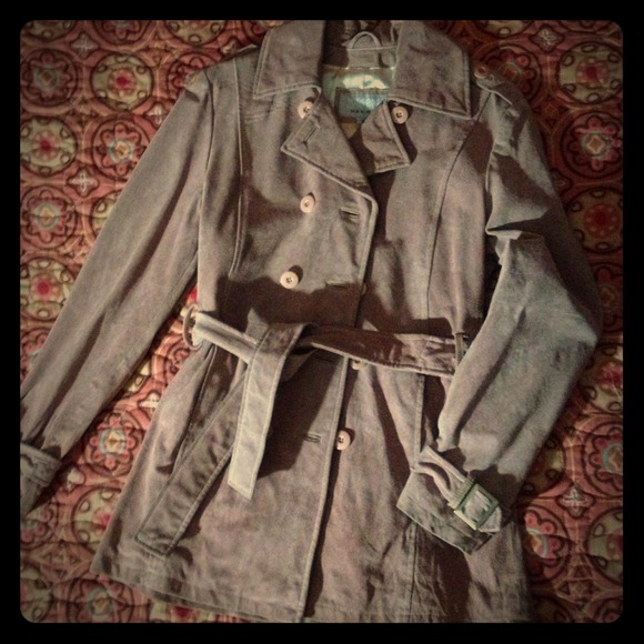 REDUCED!,,Wilson Leather suede short trench jacket