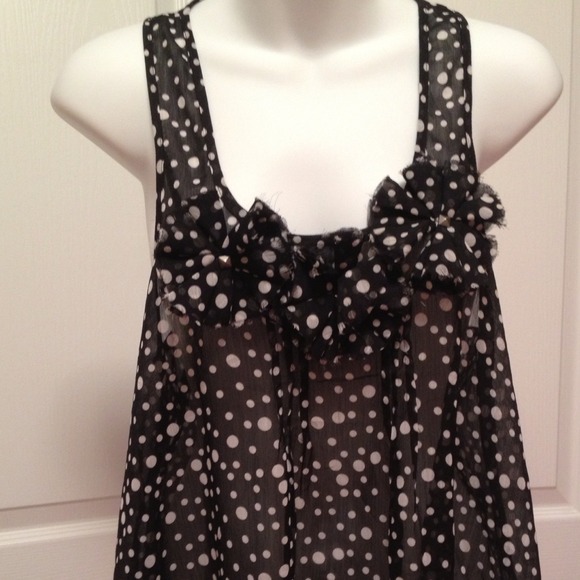 Navy and white summer top
