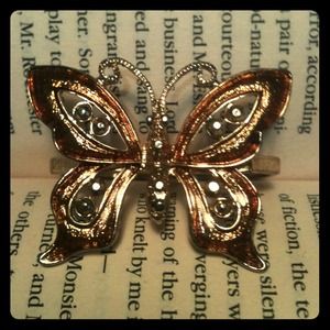 Butterfly oversized ring!