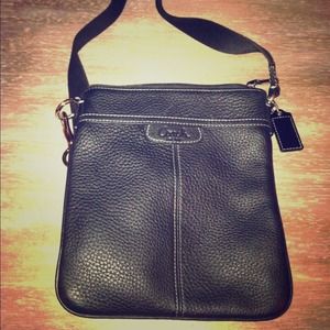 Coach leather swingpack