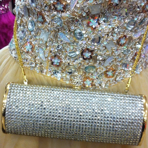 Rhinestone evening bag