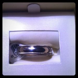 Sterling silver men's band