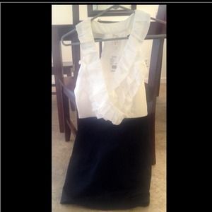 SOLD-Black and white dress💟