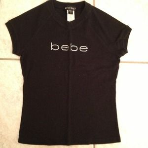 Bebe Sport Rhinestone Tee