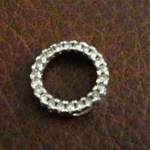 Diamond circle pendant