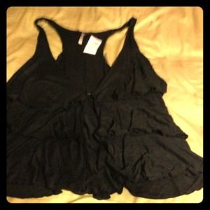 Black cover vest