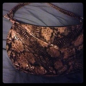 Geena de Rossi Hobo bag faux snakeskin! REDUCED