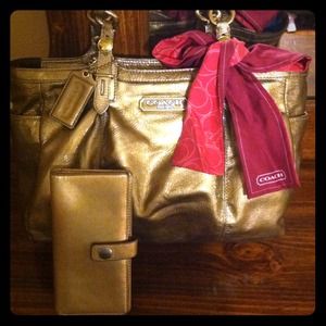 Gold Coach Purse