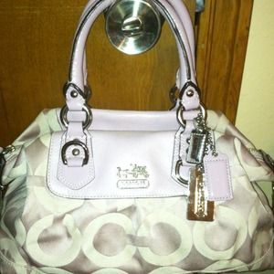 Light pink Madison Coach bag