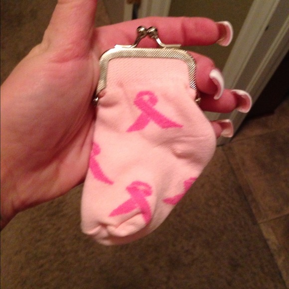 Brest Cancer Awareness Coin Pouch