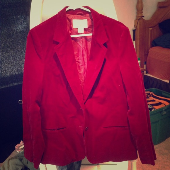 RESERVED for @aglae Vintage maroon blazer. Size 16
