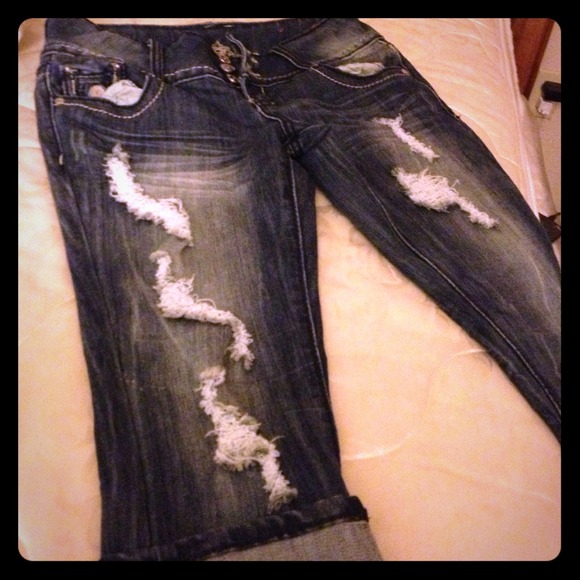Ripped Style Capris