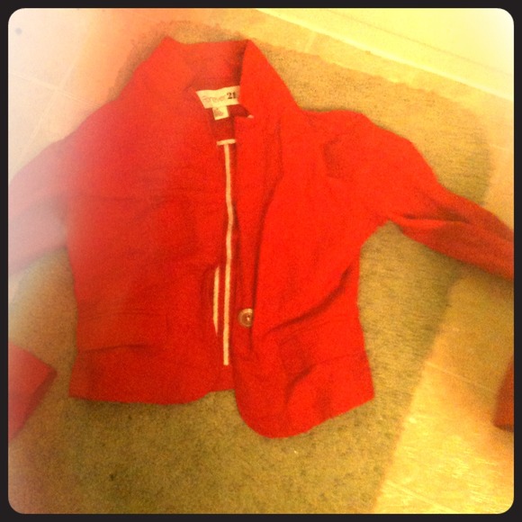 Forever 21 red blazer - Picture 1 of 2