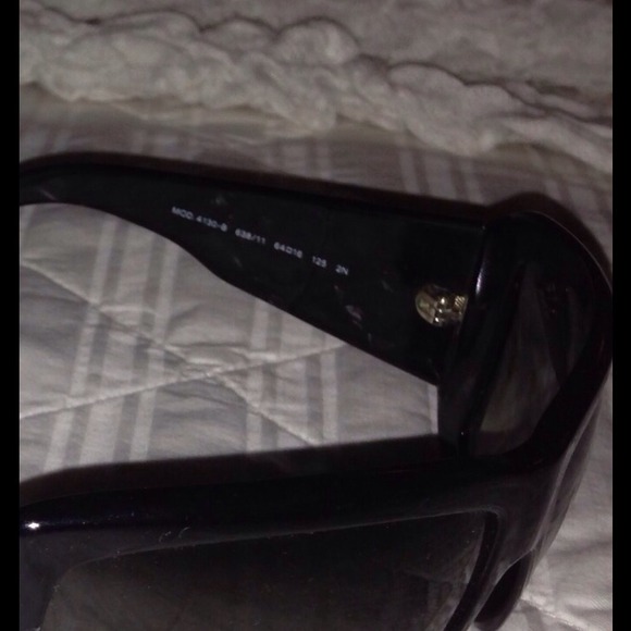Auth Versace sunnies! Black w/ Swarovski crystals main image 4