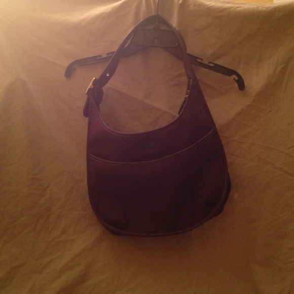 Coach Chocolate Brown Canvas handbag