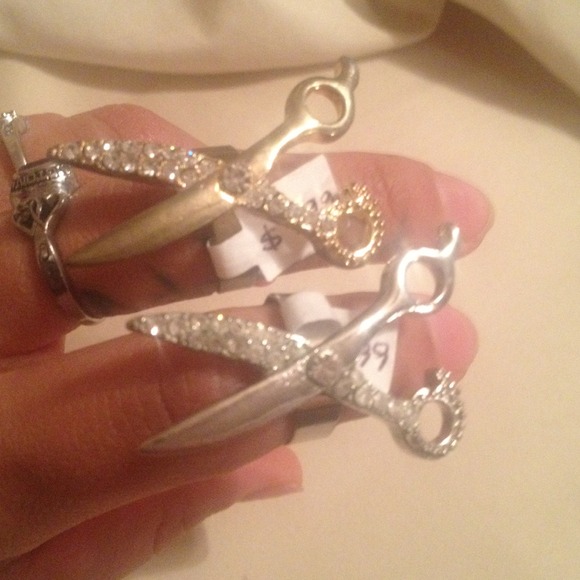 Gold and silver rings