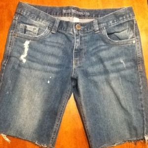 Long jean shorts $REDUCED$