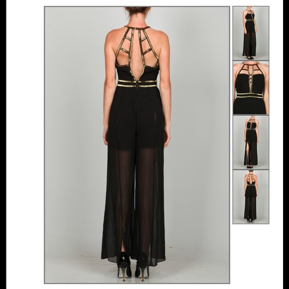 Grecian sheer jumper - great holiday party outfit! - Picture 3 of 3