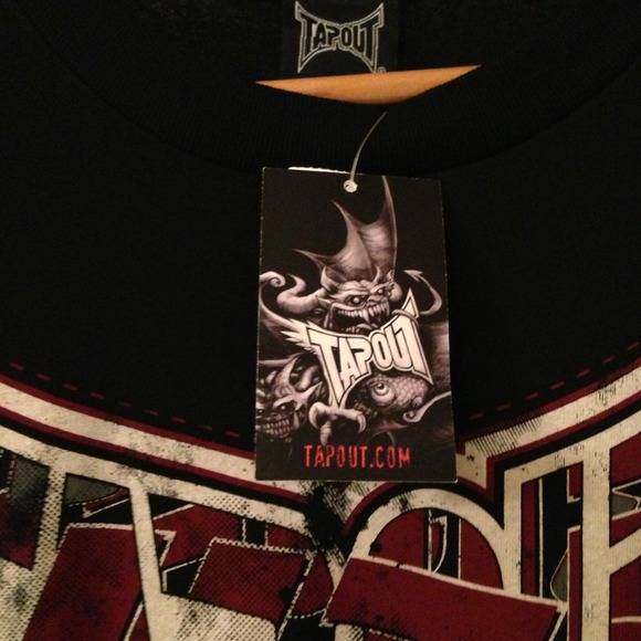 Men's tap out T-shirt black - Picture 2 of 3